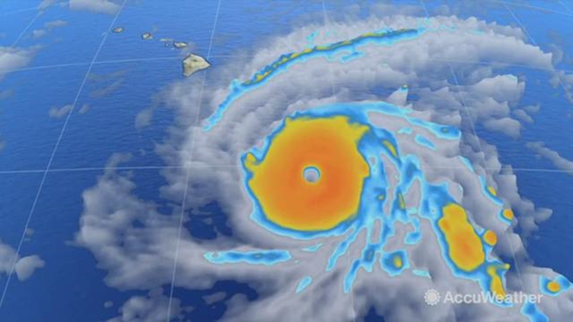 Satellite shows Hurricane Lane churn towards Hawaii  wcnc.com