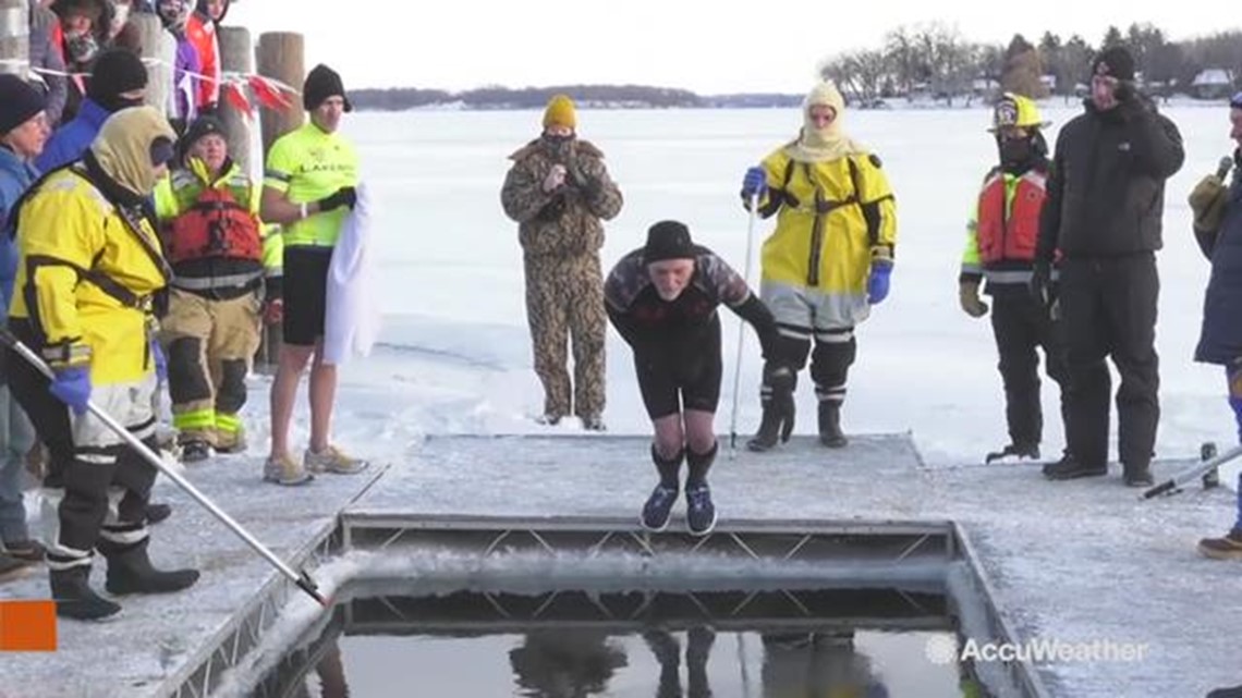 Are you brave enough to take a polar plunge in freezing 
