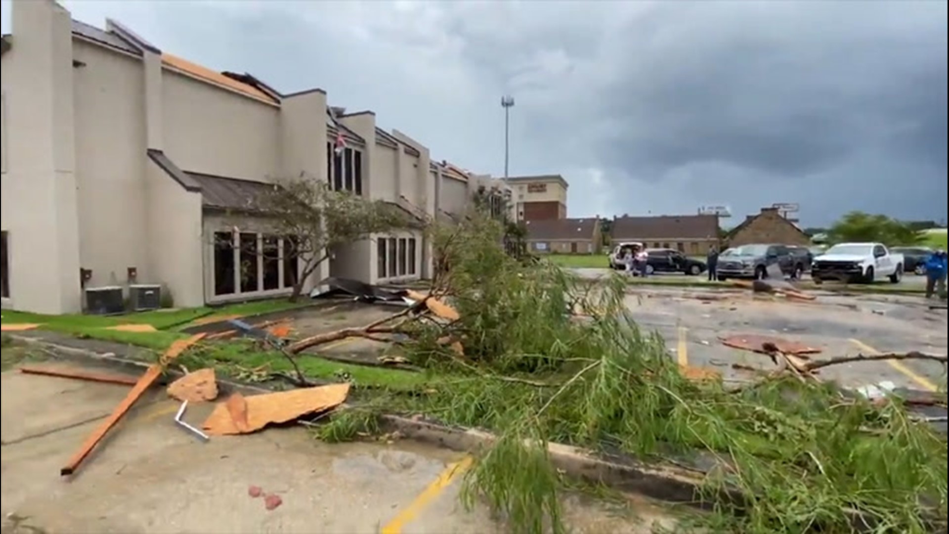 Severe storms brought strong winds to Baton Rouge, damaging several businesses on June 24. Reports say the damage was done by a tornado, which has yet to be confirmed by the NWS.