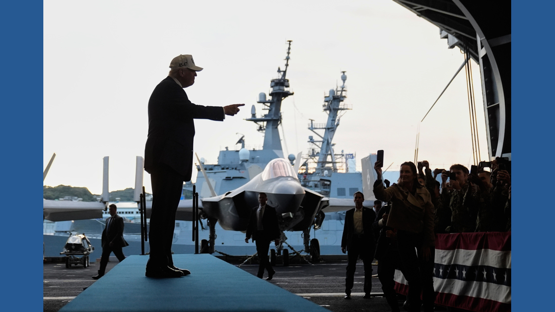 Trump enacts aggressive 'peace through strength' foreign policy with troop buildups and proposed nuclear test resumption