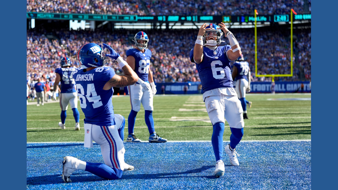 Giants’ Rookie Jaxson Dart Leads Team Against Winless Saints in Key NFL Clash