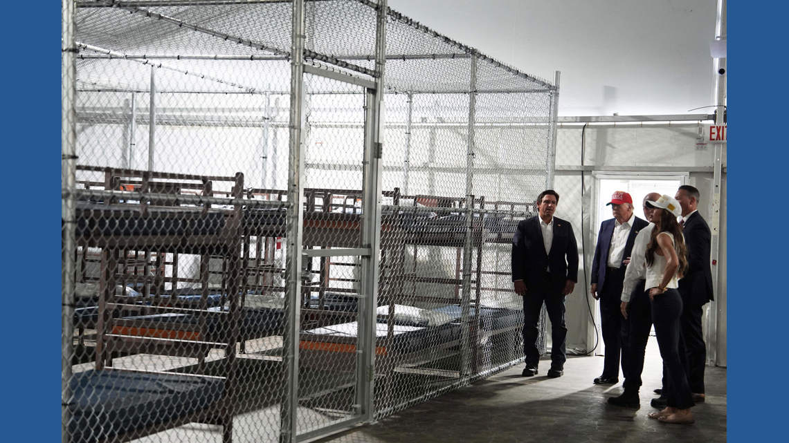 DOJ Contradicts DeSantis on Diverse Immigration Statuses at Florida Detention Center
