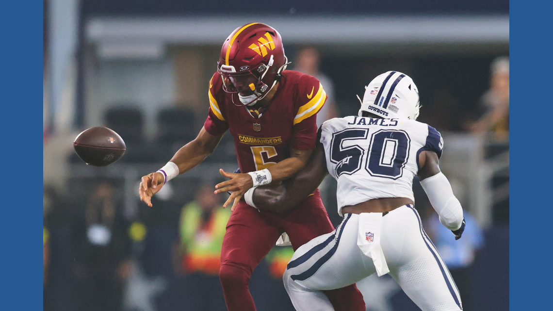 Washington Commanders QB Jayden Daniels Injured in Loss to Dallas Cowboys