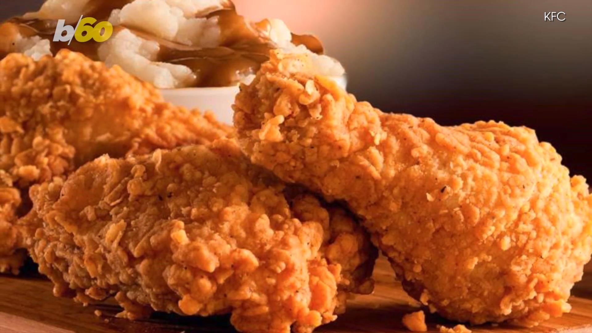 As part of a strategy to make its menu healthier, KFC will begin selling meat-free 'chicken' in 2019.