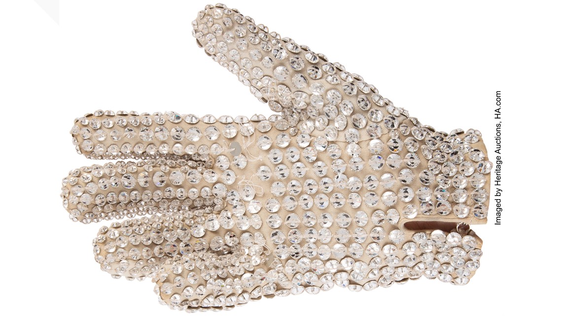 Michael Jackson Stage Used Swarovski Glove