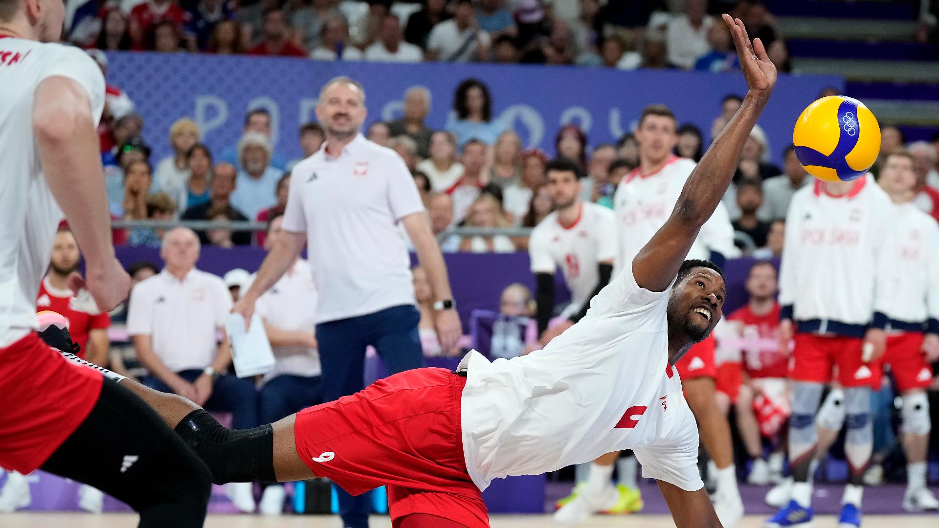 US men's volleyball falters against Poland in semifinal