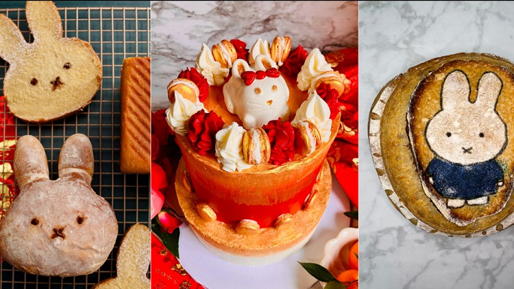 At Lunar New Year, desserts can be customary or 'cute-ified'