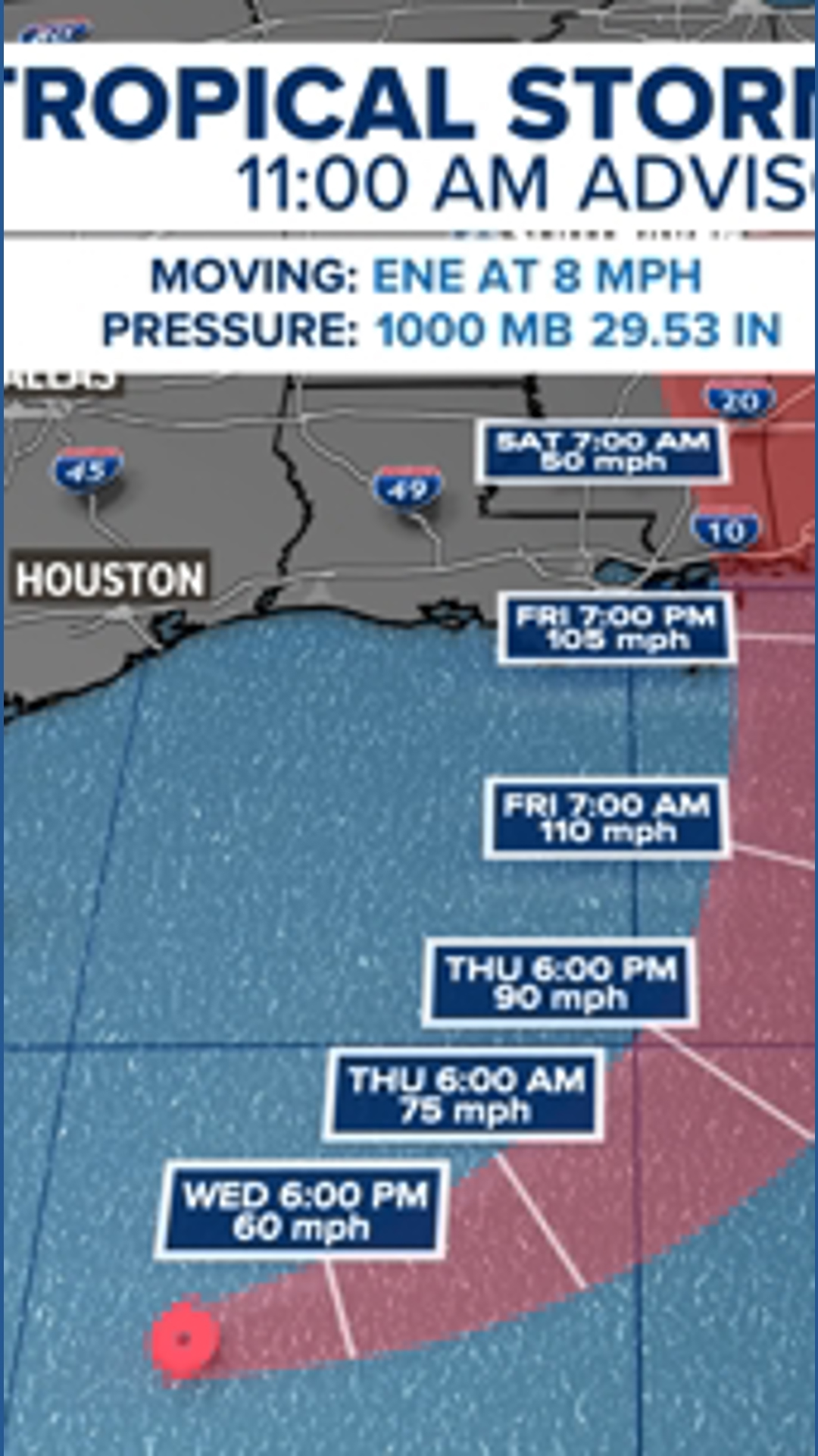 What is rapid intensification of a hurricane or tropical cyclone?