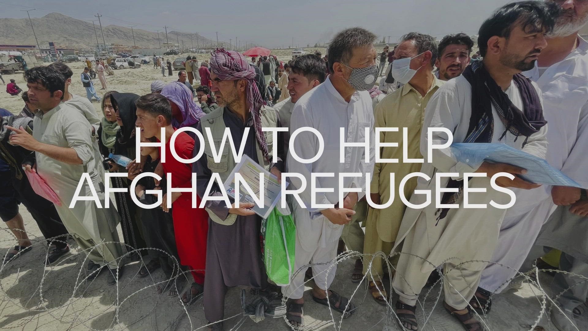 Here's how you can help people fleeing violence in Afghanistan.