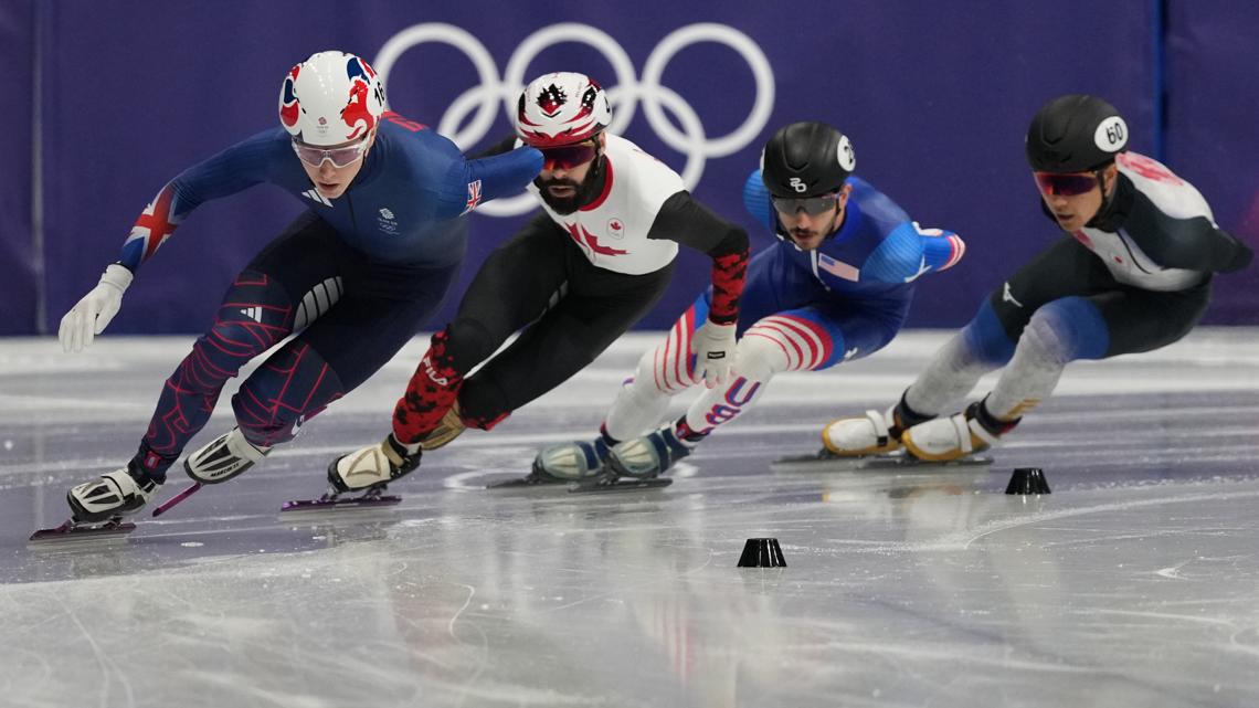 How did American short-track speedskater Clayton DeClemente do during his Olympic debut?