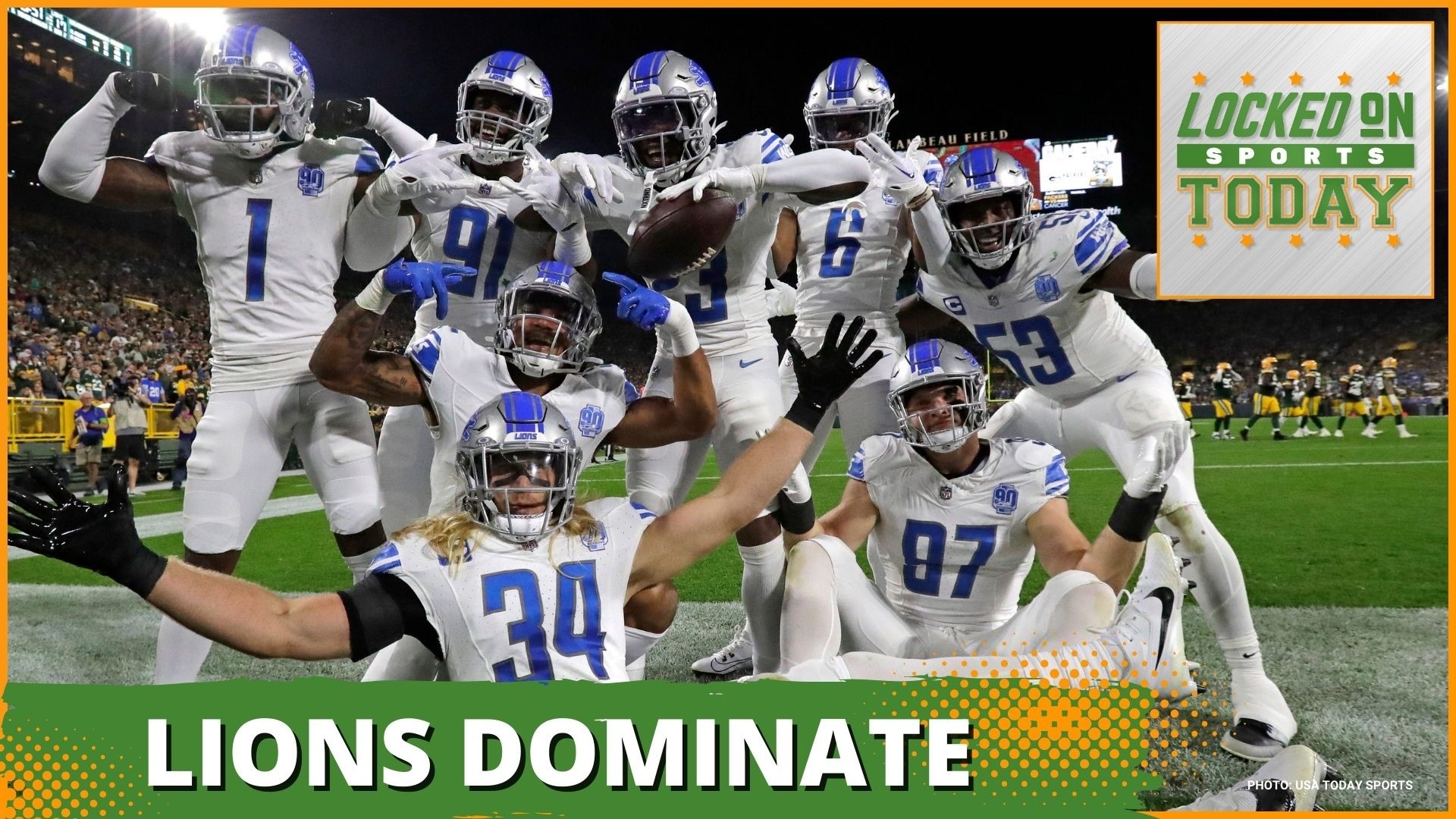 Detroit Lions dominate Green Bay Packers Thursday Night Football wcnc