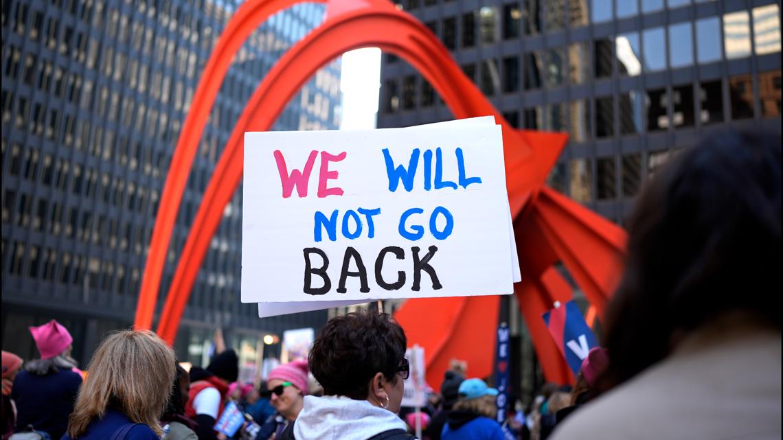 Women's March rallies center on abortion rights ahead of Election Day ...