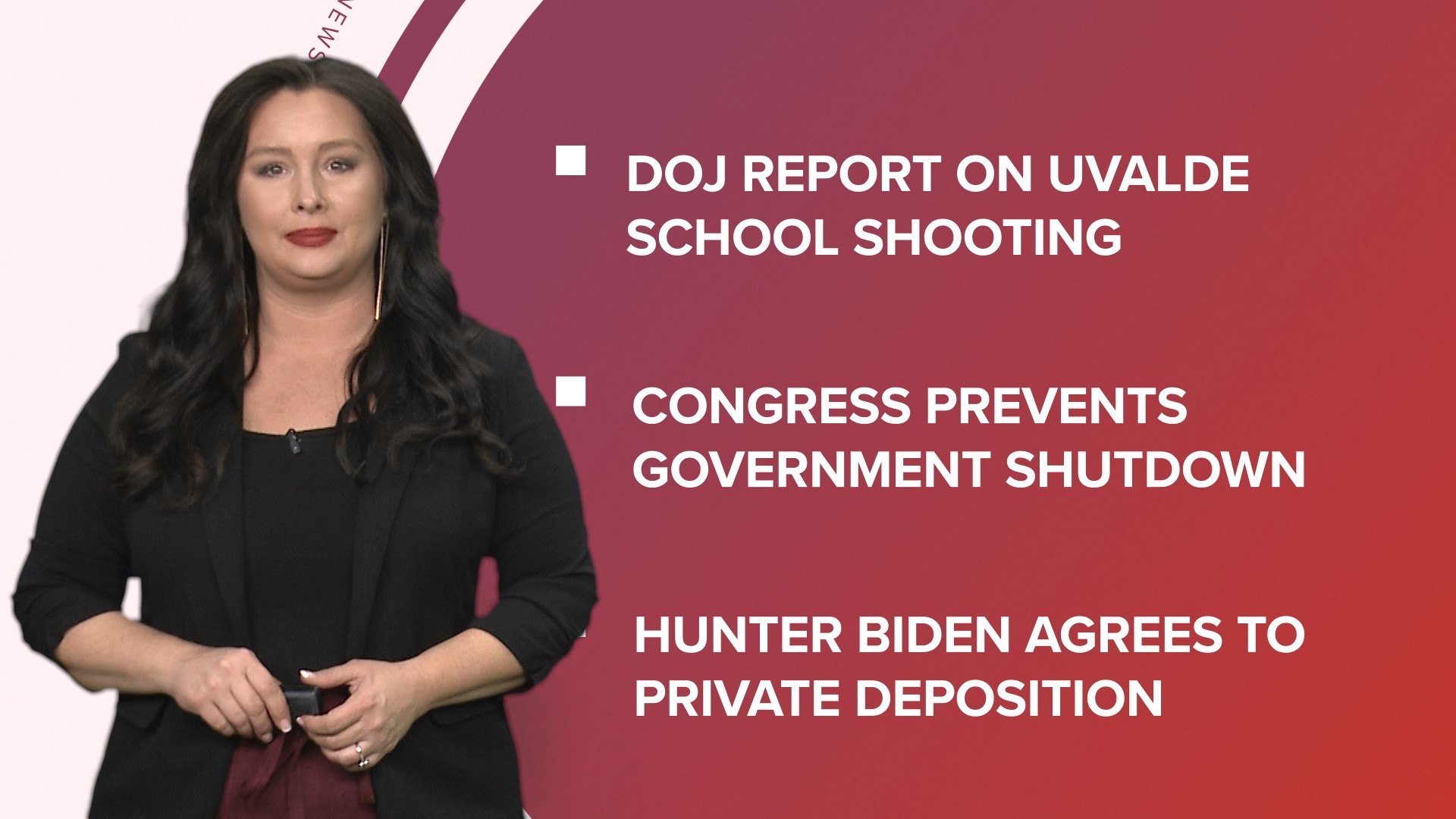 A look at what is happening in the news from the DOJ's report on the police response to the Uvalde shooting to Congress prevents a shutdown and more.