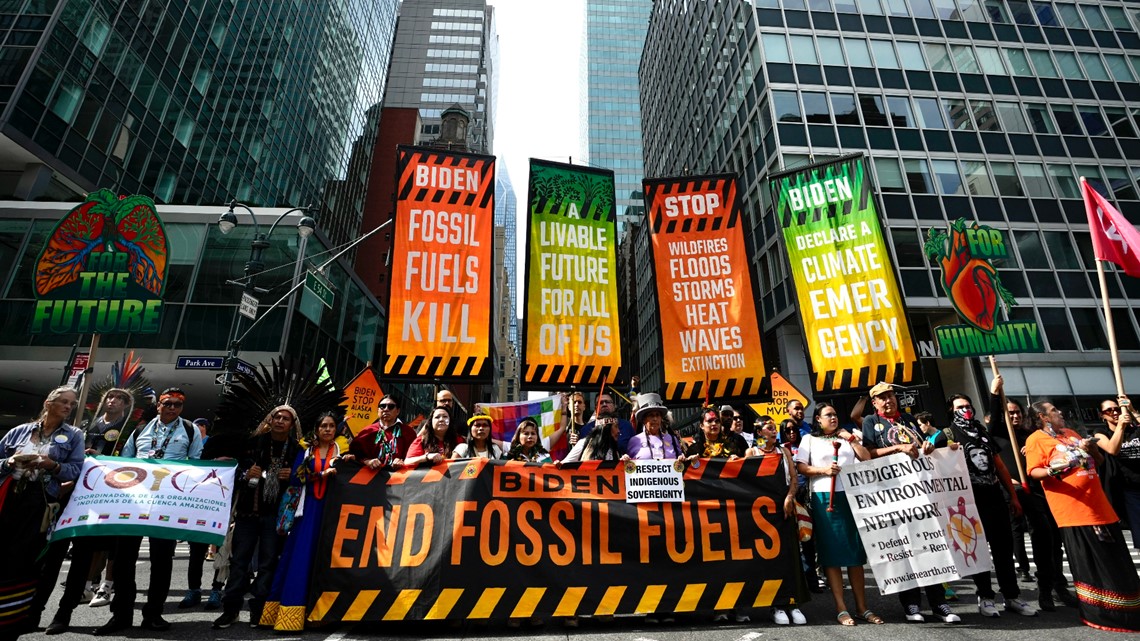 Thousands protest in NYC's March to End Fossil Fuels - Vimarsana News