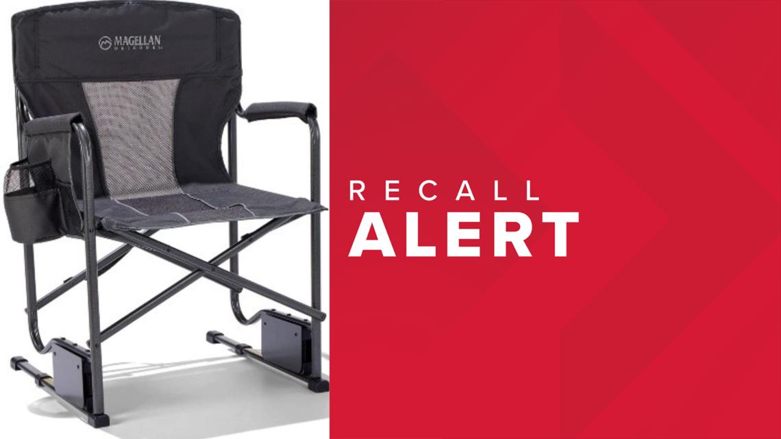 Magellan rocker chairs recalled for faulty legs