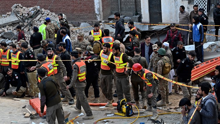Pakistan blames 'security lapse' for mosque blast; 100 dead