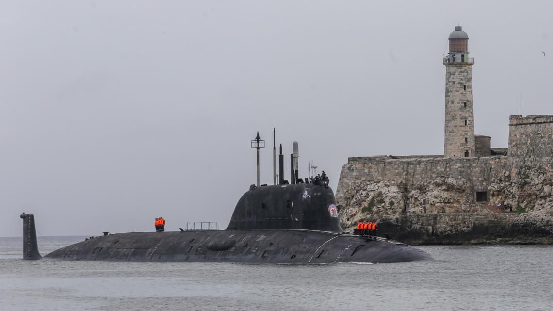 US submarine pulls into Guantanamo Bay amid Russian warships in Cuba - Vimarsana News