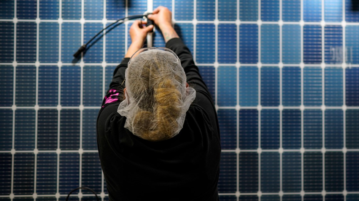 Solar panel factory raises fears about Asian imports - Vimarsana News