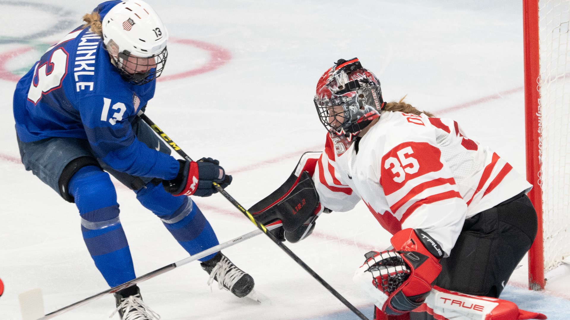 It's the women's hockey final everyone expected from the start. The U.S. will face Canada for the gold for the sixth time in the past seven Olympic Games.