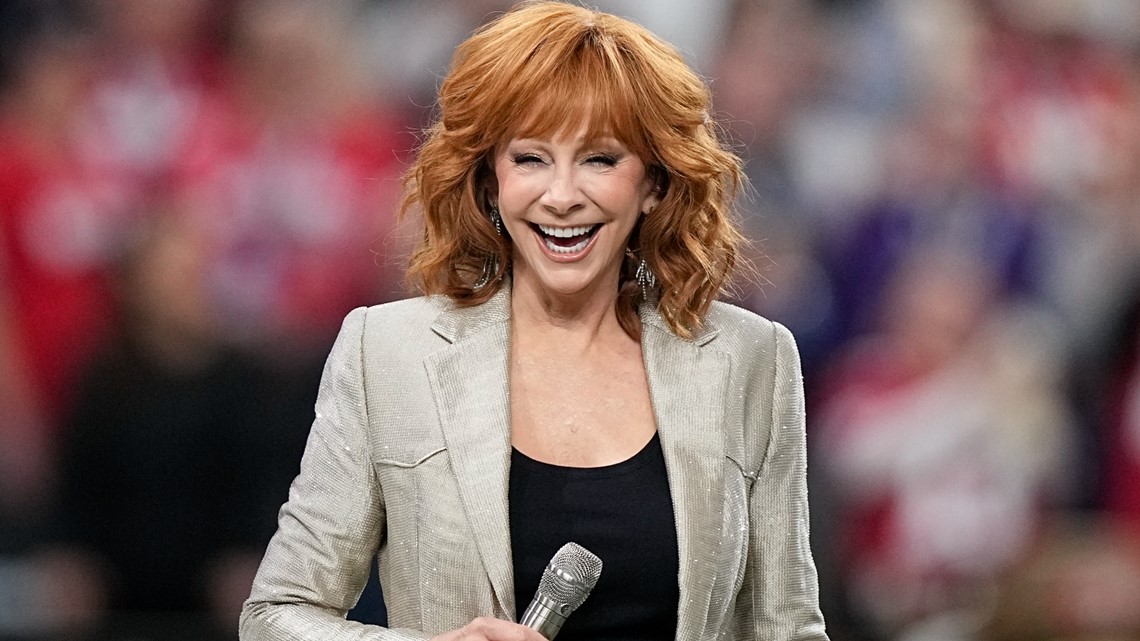 WATCH: Reba McEntire Performs National Anthem At Super Bowl LVIII ...