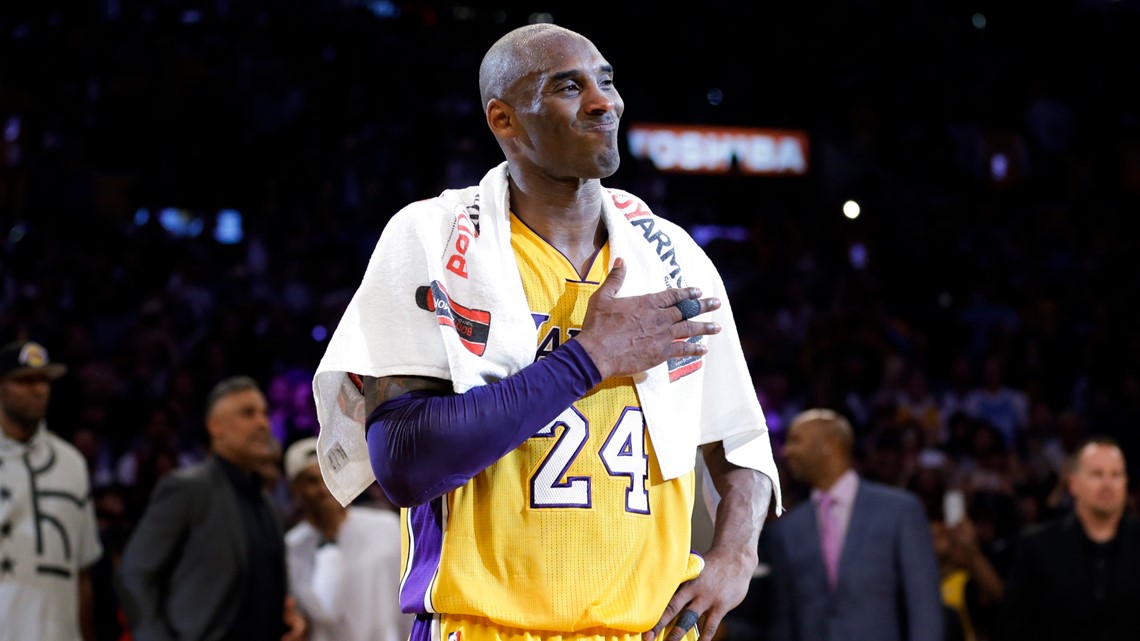 Lakers adorn Staples Center seats with Kobe Bryant jerseys in