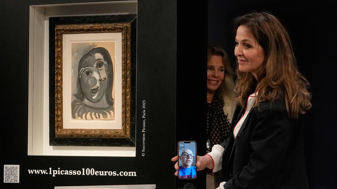 Raffle winner left stunned after scooping a $1M Picasso with a