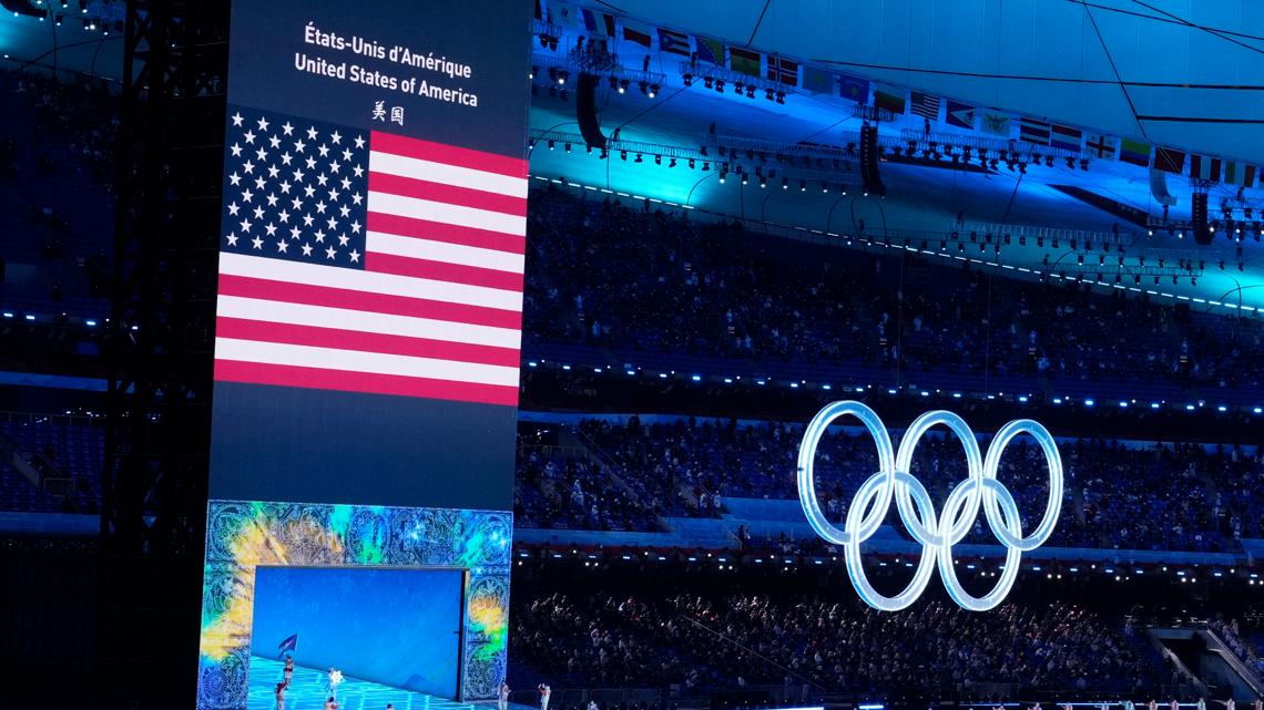 When does Team USA march in the Opening Ceremony for the Winter Olympics?