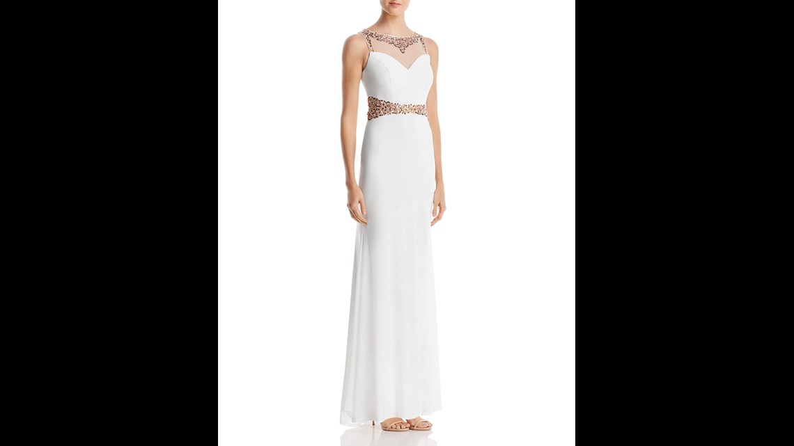 bloomingdales white gown