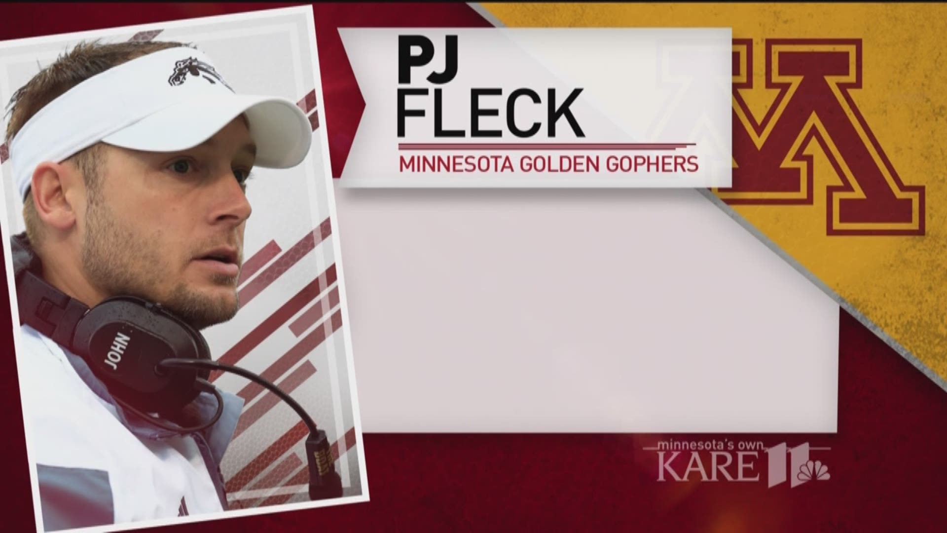 P.J. Fleck is new Gophers coach