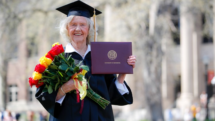 Days after turning 84 years old, Minnesota woman earns her college degree
