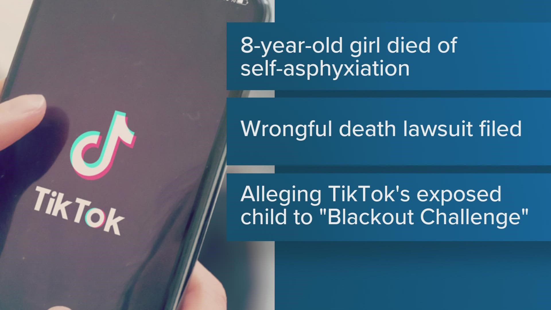 “TikTok needs to be held accountable for pushing deadly content to these... young girls,” said attorney Matthew P. Bergman in a news release.