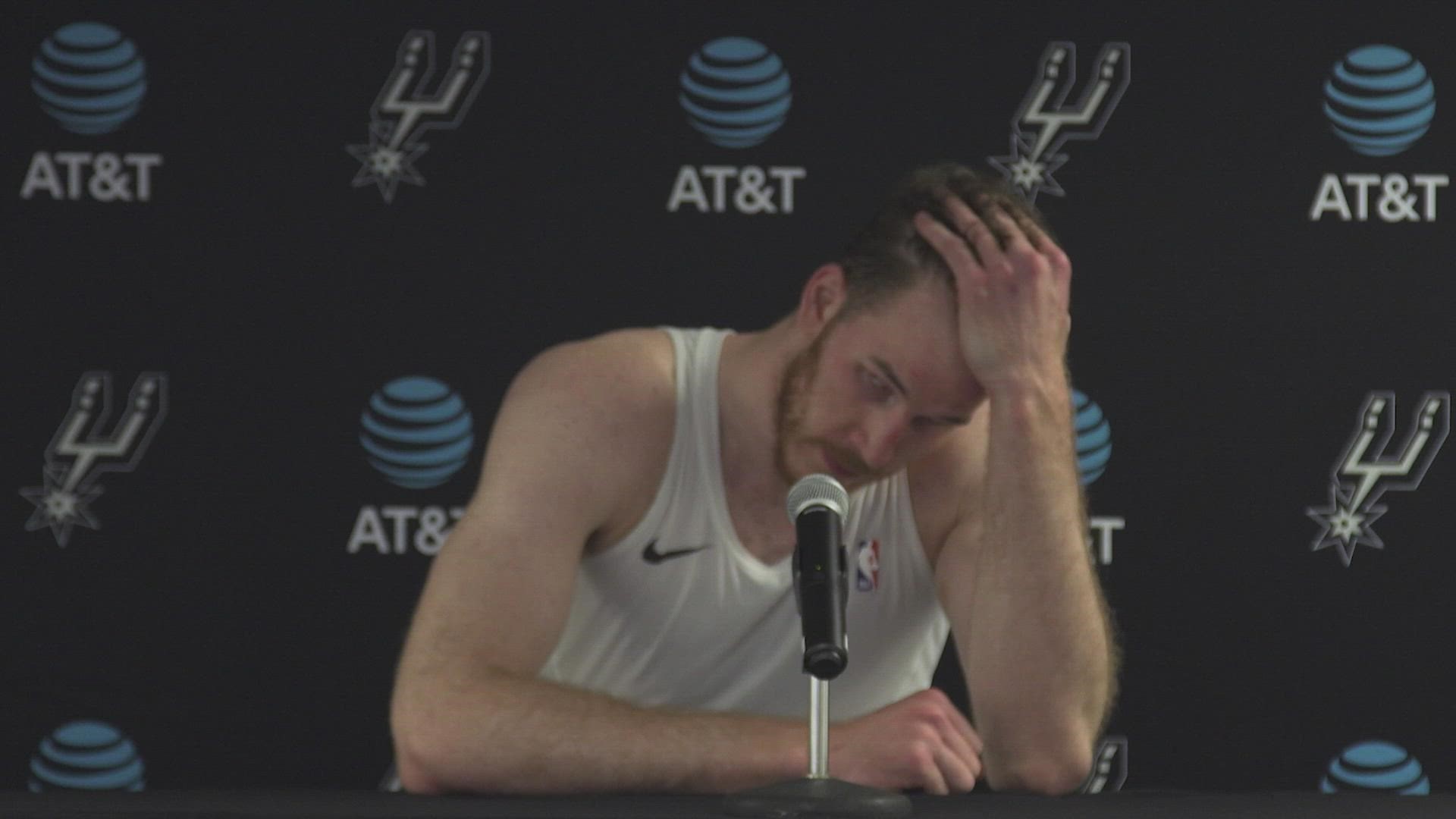 Poeltl was a passing hub and a nightmare on the glass, doing all the little things to help San Antonio start 1-0.