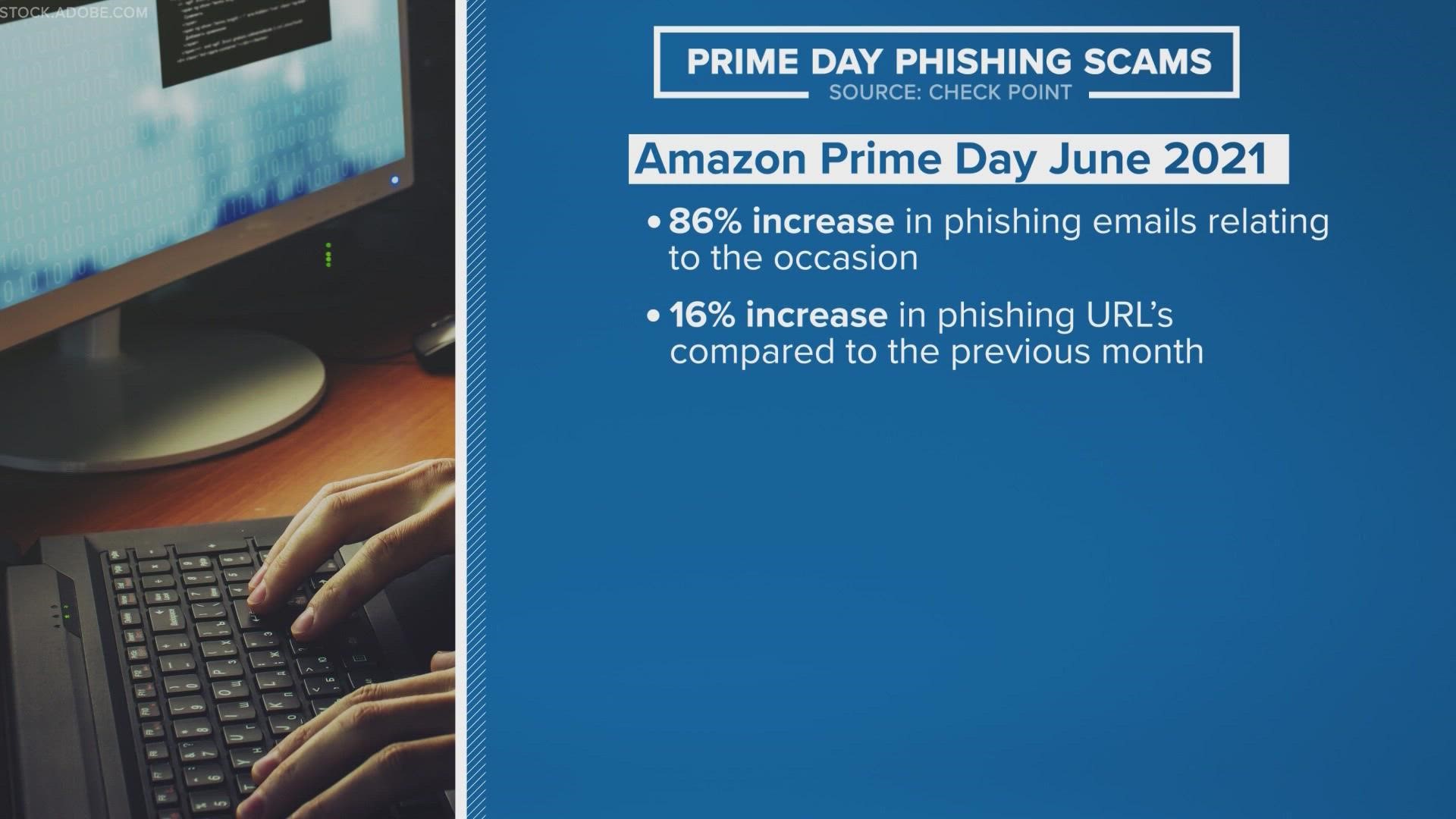 Check out these photos of actual scams folks are seeing on Amazon Prime Day.