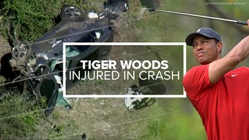 Tiger Woods was driving to meet Drew Brees when crash occurred, ESPN reports