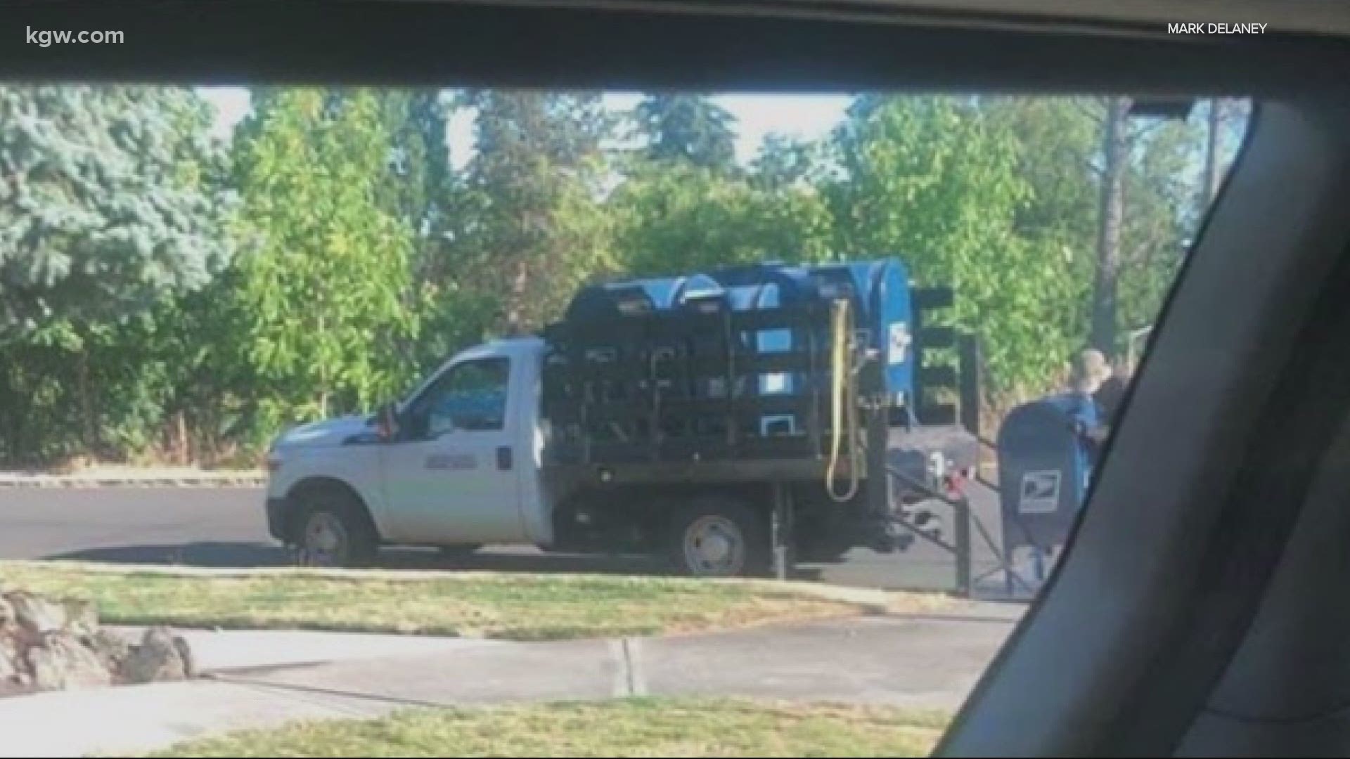 A Northeast Portland resident spotted a worker removing mailboxes earlier this month. USPS confirmed they're removing some mailboxes.