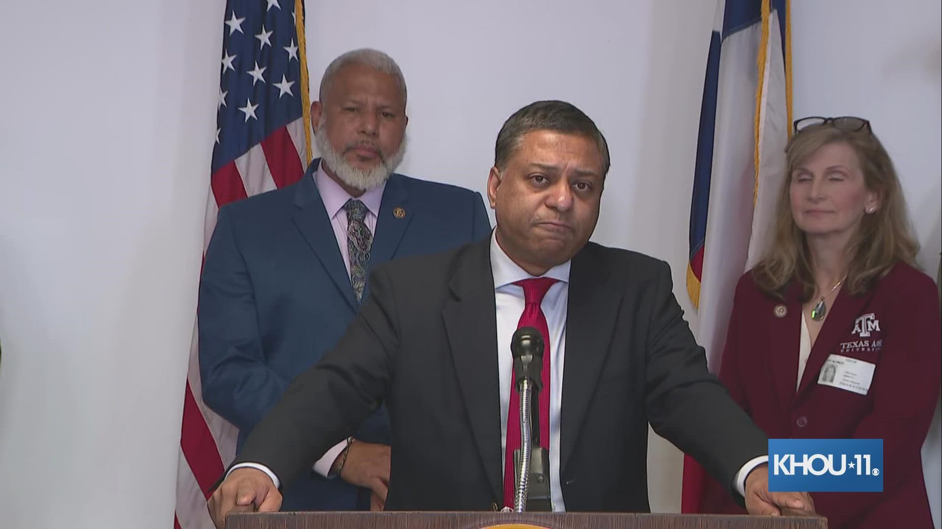 Dr. Rahul Gupta, the director of the White House Office of National Drug Control Policy, announces increased funding in fight against overdose epidemic.