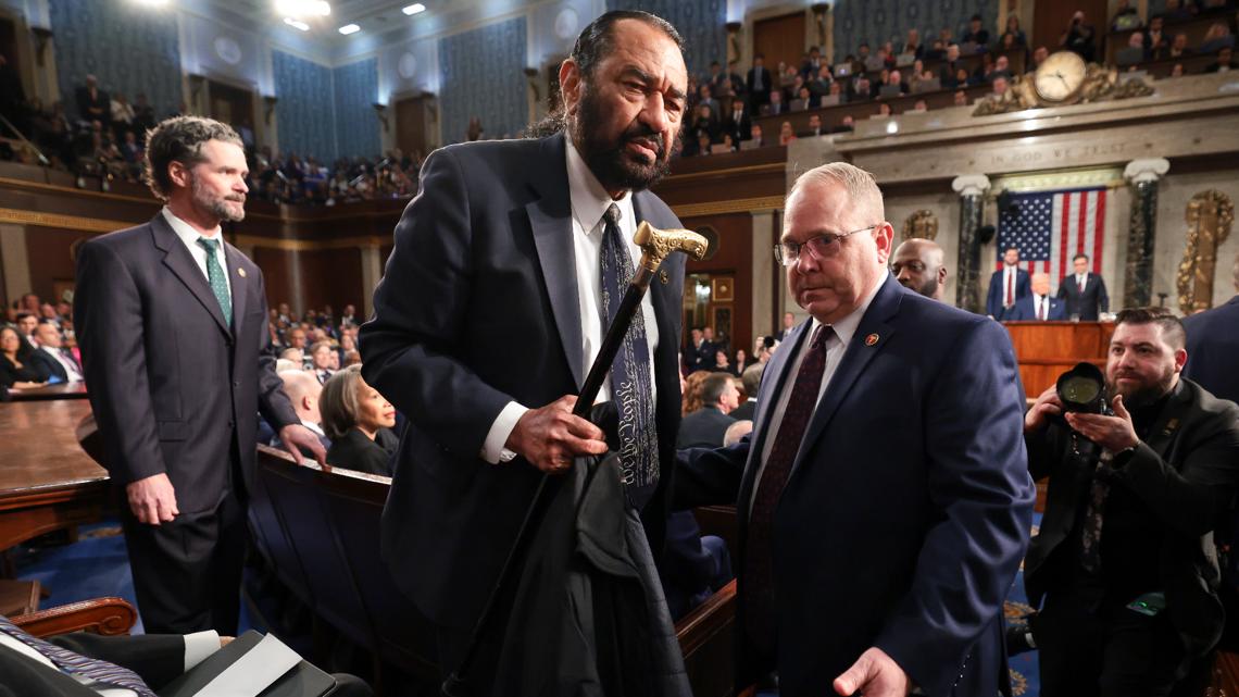 Al Green censured for Trump speech protest: What is a censure vote in Congress? Al Green censured for Trump speech protest: What is a censure vote in Congress?