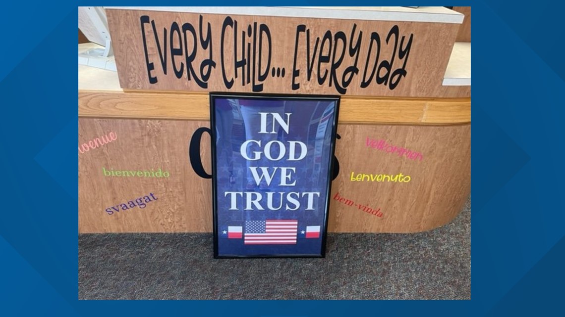 Debate of 'In God We Trust' sign Texas public school requirement - Vimarsana News