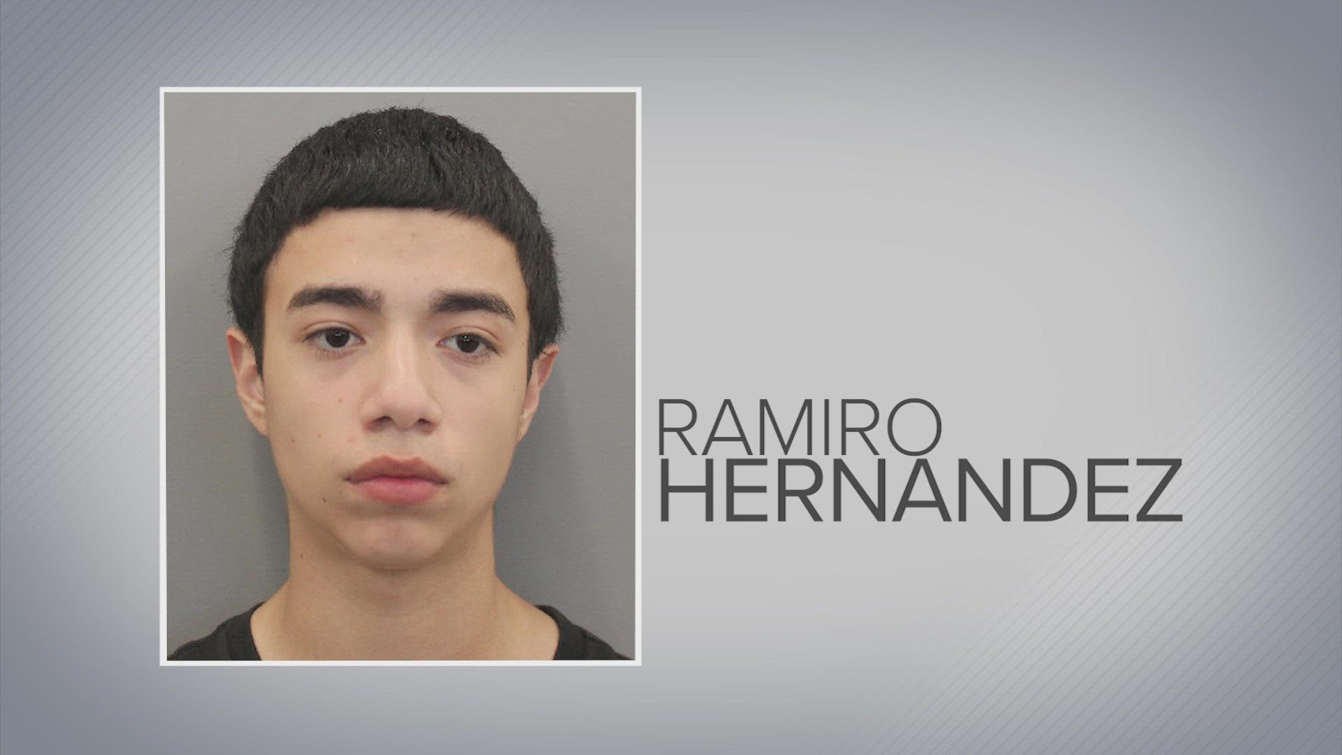 Seventeen-year-old Ramiro Hernandez is charged with capital murder in the west Houston shooting death of Axel Turcios, a Lamar High School student.