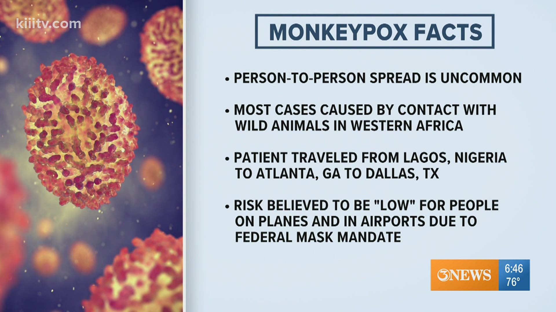 Dr. Silverman joined 3News to talk about monkeypox.