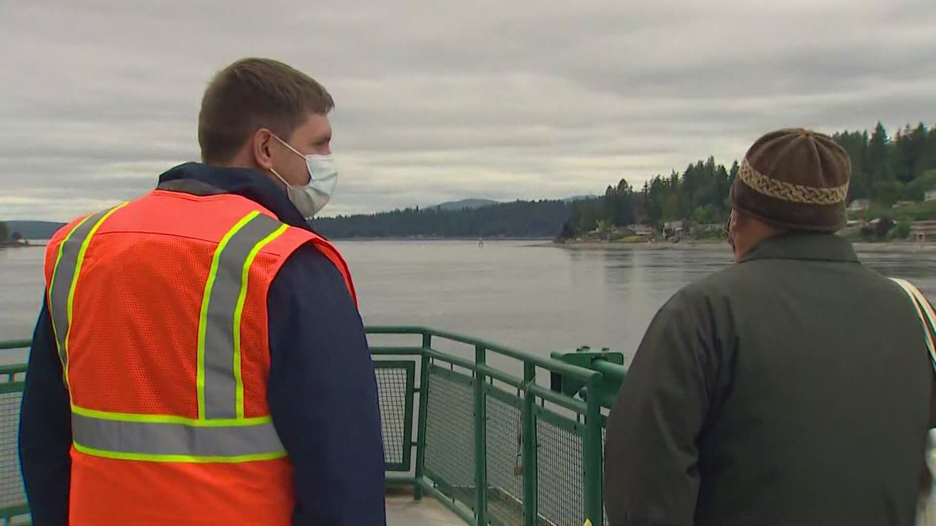 For the first time, Washington State Ferries hosted a clinic for passengers on the Seattle-Bremerton route.