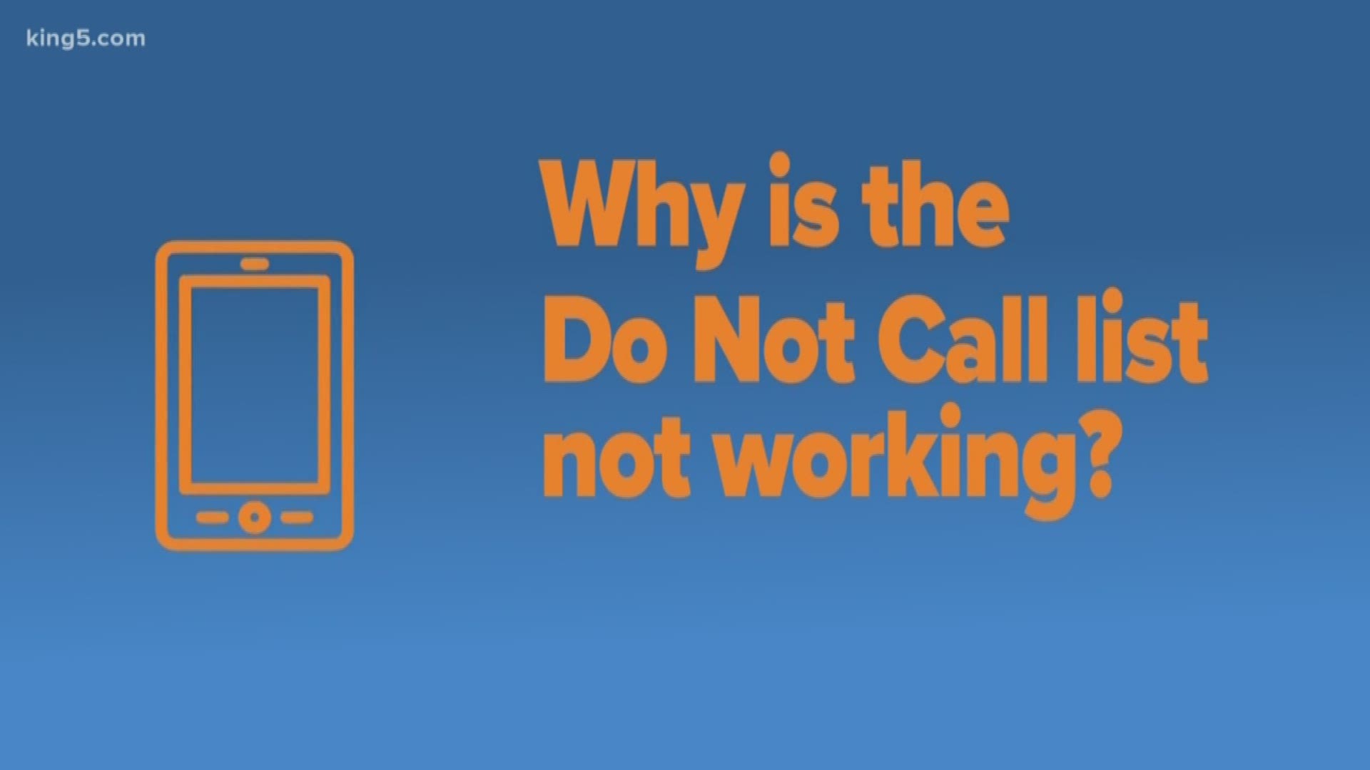 You love to hate robocalls, but many of you have questions about why they are happening so often. We reported yesterday that the average person in Seattle gets nine a month, and you've noticed. That's why we're trying to answer your robocall questions from the Take 5 - 5 Hive.