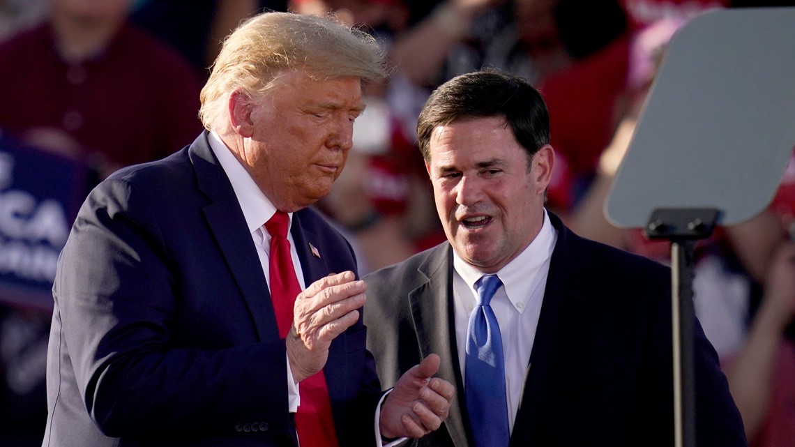 Gov. Ducey defends Arizona’s election, explains the law after Trump lashes out