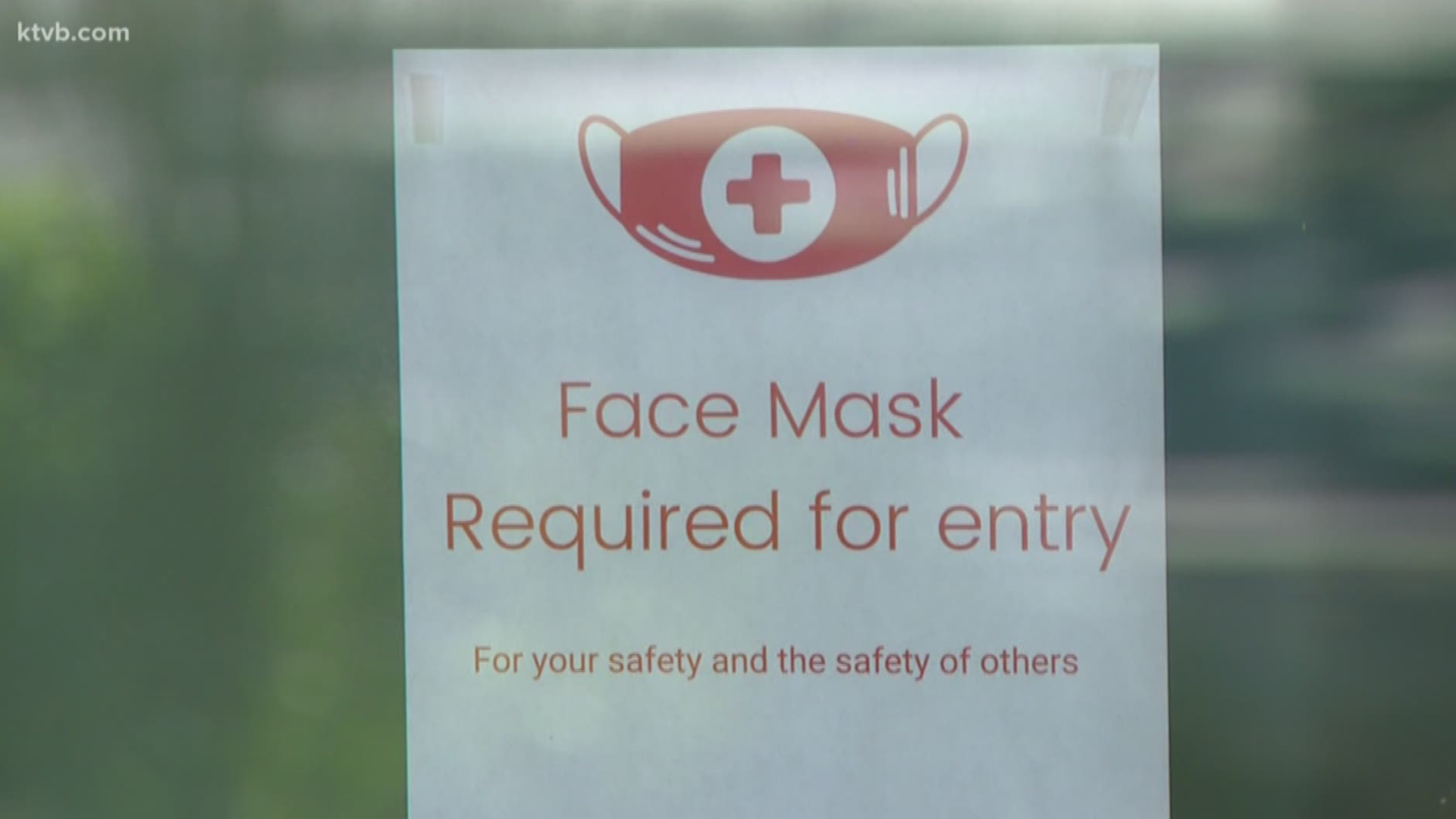 Can Boise businesses refuse service if someone doesn't wear a mask