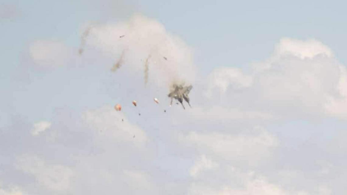 Jets collide at Idaho air show