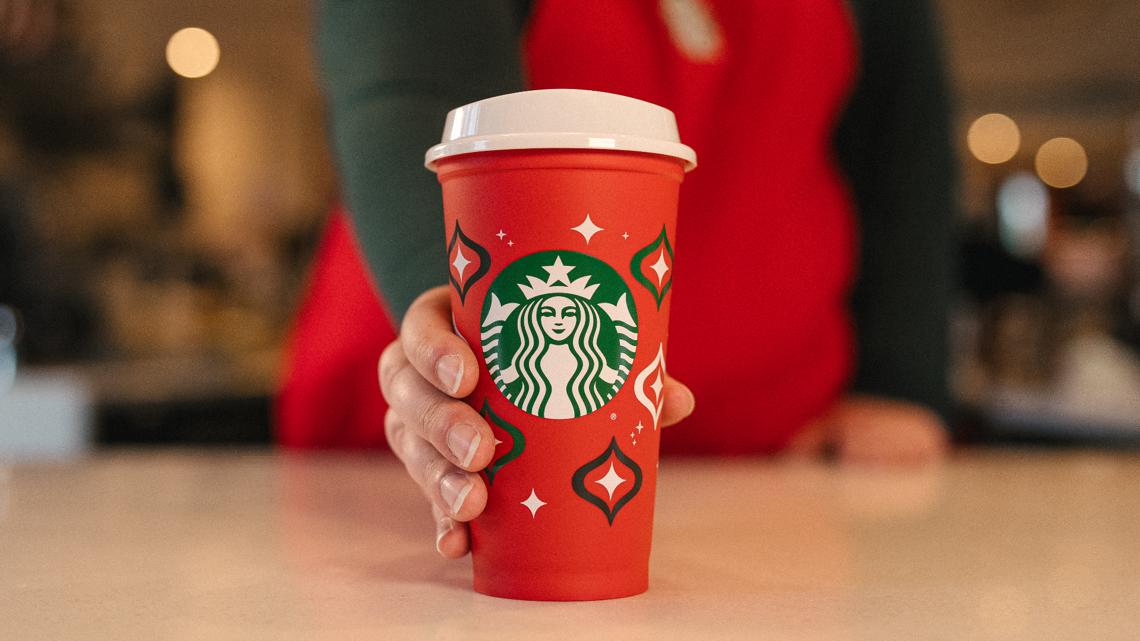 Starbucks' reusable red cup day returns Thursday, November 16