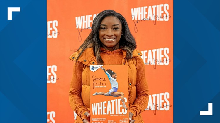 Olympic superstar Simone Biles shares new Wheaties box cover with her legion of fans
