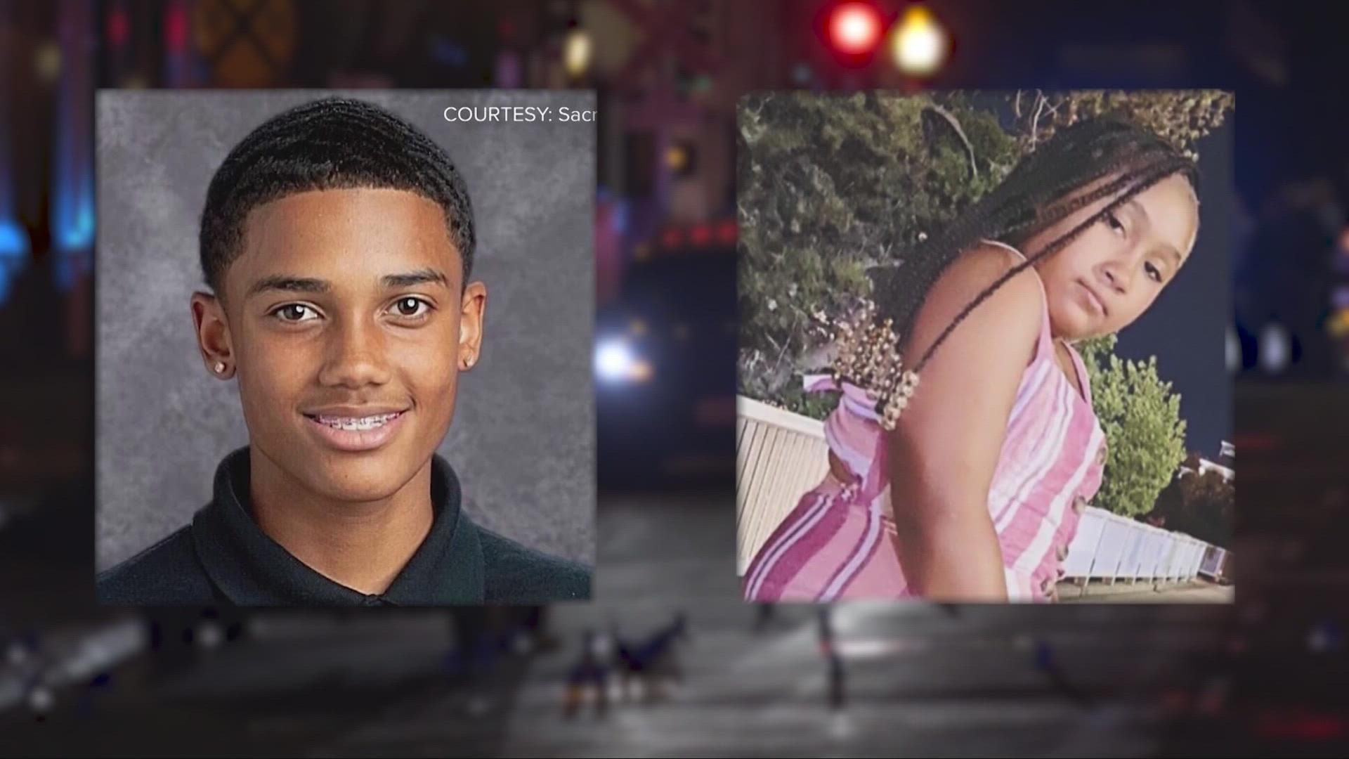 17-year-old Jaylen Betschart and 9-year-old Makaylah Brent were both killed by gunfire the same day during a weekend of bloodshed in Sacramento in October 2020.