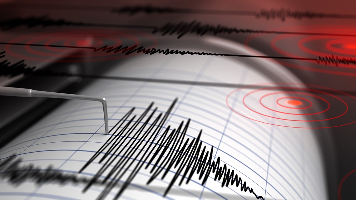 The earthquake was recorded in Canton, North Carolina