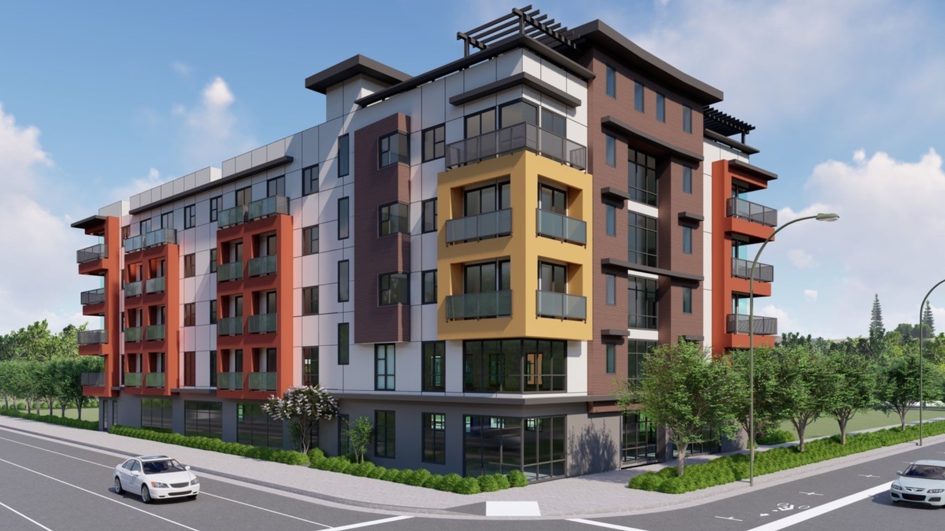 Downtown Stockton Apartments. Affordable Housing Project.